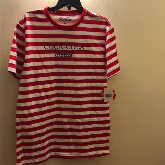 Striped Coca Cola Graphic T - Picture 2 of 4